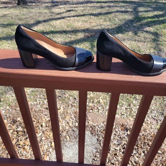 Clarks Black Woman's Tarah Brae Pumps sz 6 - Picture 8 of 16